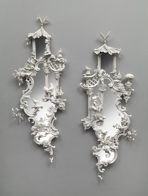Beth Katleman Fire and Ice Ceramics Porcelain Mirror